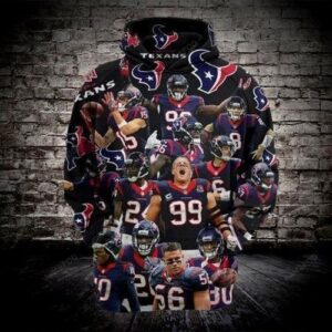 Houston Texans Unique Team Pullover And Zippered Hoodies Custom 3d Houston Texansgraphic Printed 3d Hoodie All Over Print Hoodie For Men For Women - 646707a26b54