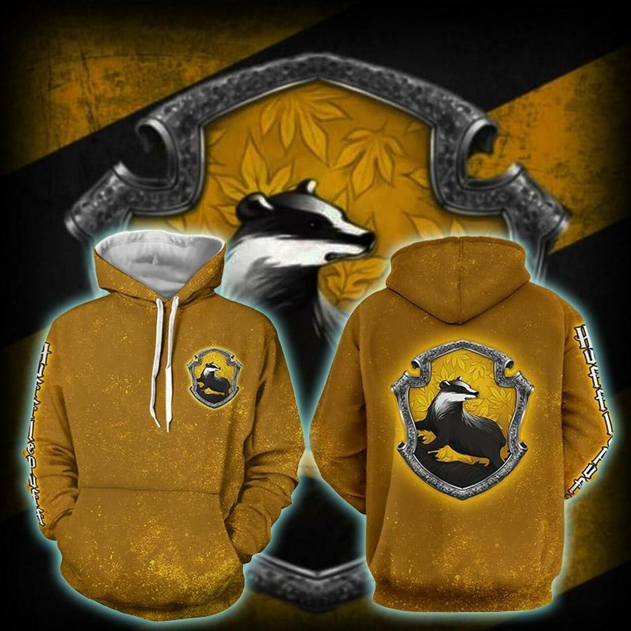 Hufflepuff Logo (Harry Potter) 3D Hoodie All Over Print Hoodie50 - 1a48ebabb173 Hufflepuff Logo (Harry Potter) 3D Hoodie All Over Print Hoodie50 - 1a48ebabb173