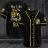 Hufflepuff Run Like You’Re Late Platform Baseball Jersey Shirt