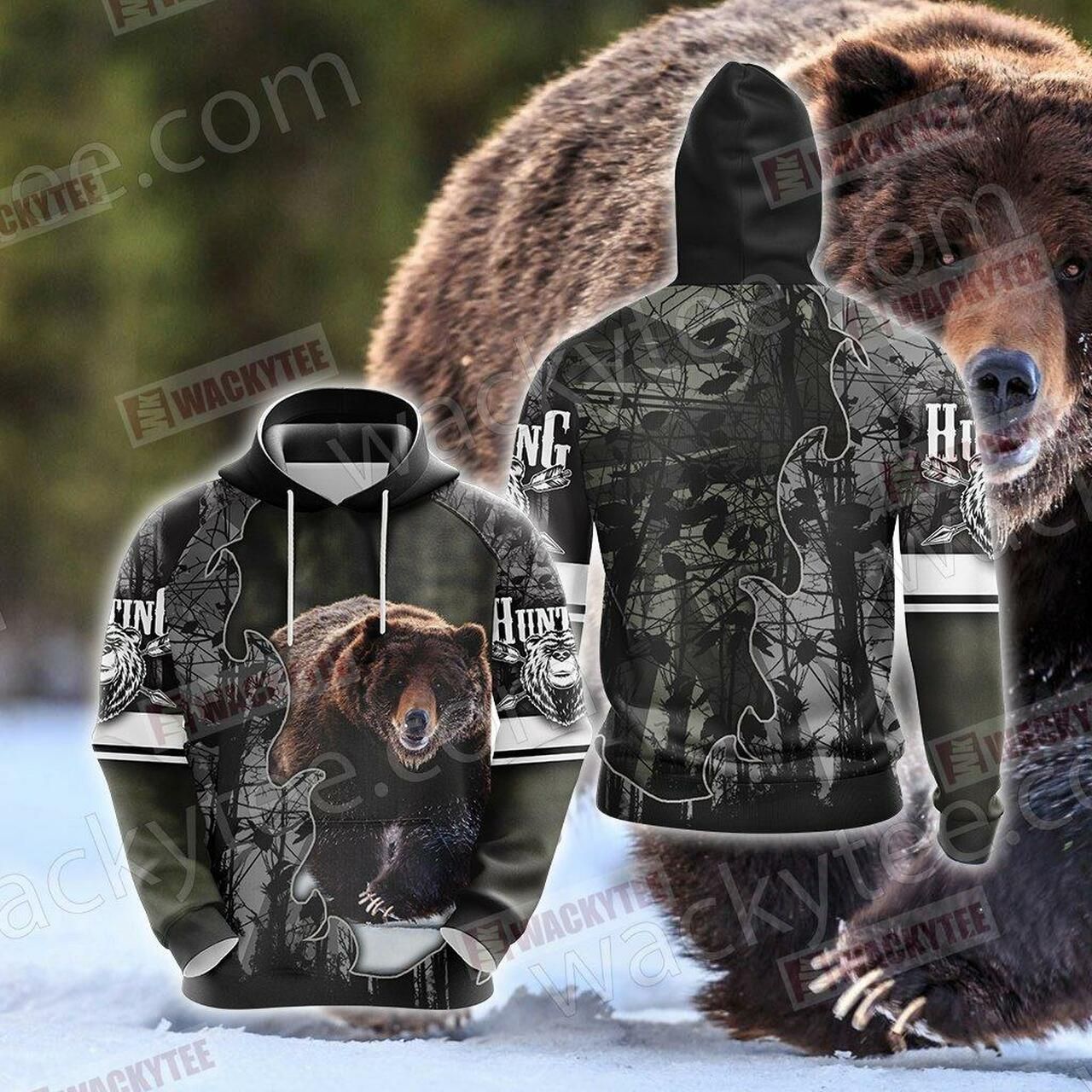Hunting Passion - Bear Unisex 3D Hoodie All Over Print Hoodie3211 - af55591db5eb Hunting Passion - Bear Unisex 3D Hoodie All Over Print Hoodie3211 - af55591db5eb
