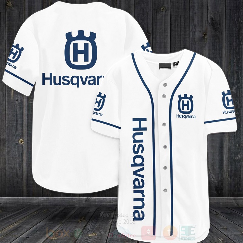 Husqvarna Motorcycles Baseball Jersey Shirt Husqvarna Motorcycles Baseball Jersey Shirt