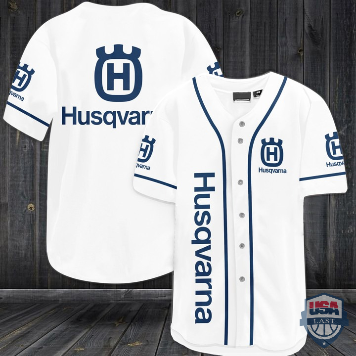 Husqvarna Motorcycles Baseball Jersey Shirt Husqvarna Motorcycles Baseball Jersey Shirt