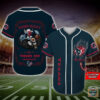 I Am A Houston Texans Fan Custom Name Baseball Jersey Shirt