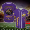 I Am A Minnesota Vikings Fan Custom Name Baseball Jersey Shirt