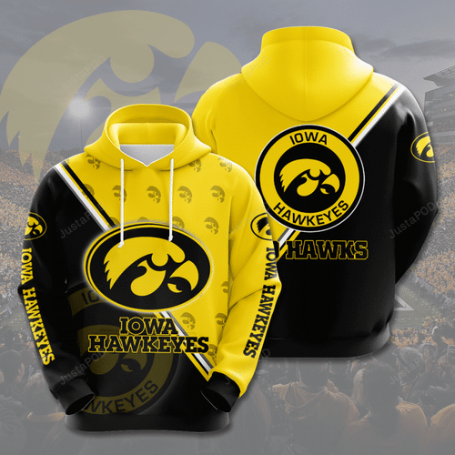 IOWA HAWKEYES 3D Hoodie For Men For Women IOWA HAWKEYES 3D Hoodie For Men For Women