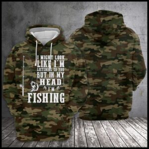 Im Fishing Camo 3D Printed Hoodie/Zipper Hoodie - 29471e37ed11