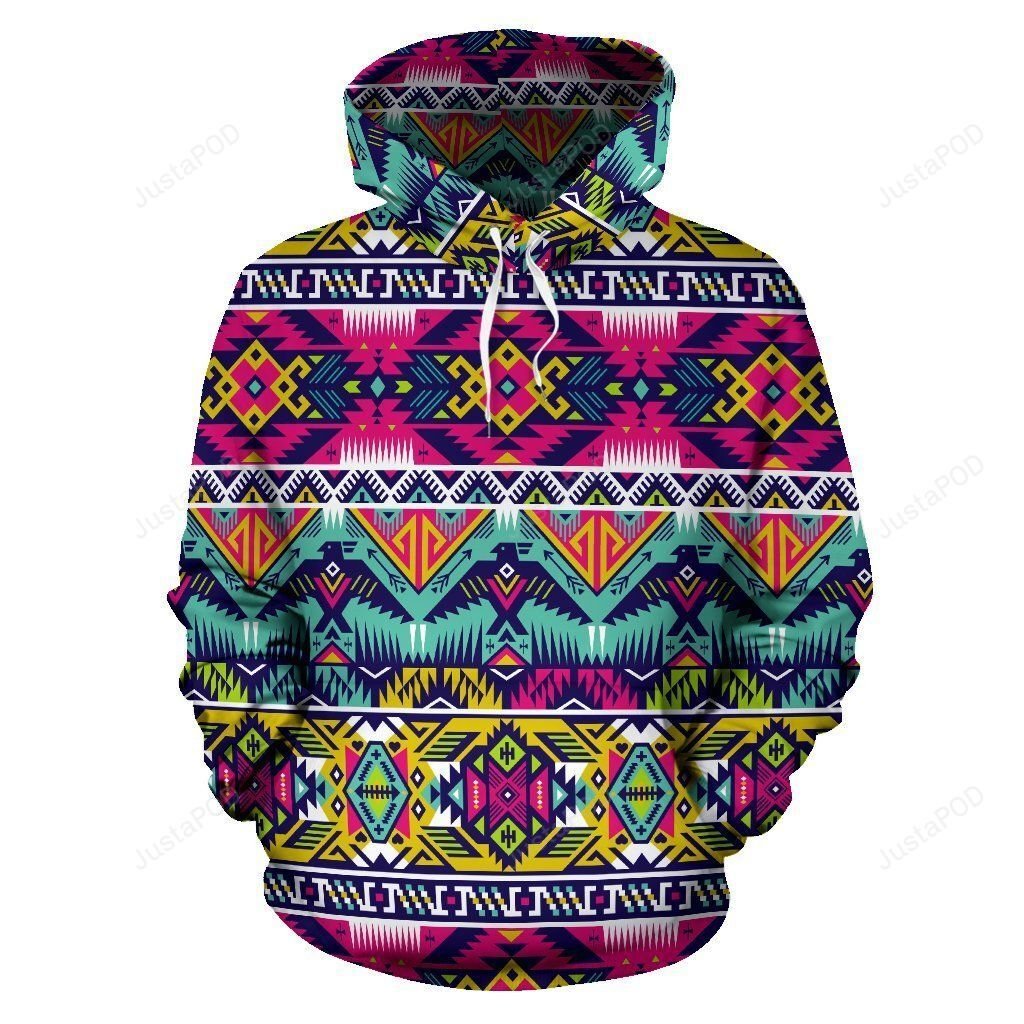 Indian Navajo Color Themed Design Print Pullover 3D Hoodie For Men Women All Over 3D Printed Hoodie - 23e50c8a1490 Indian Navajo Color Themed Design Print Pullover 3D Hoodie For Men Women All Over 3D Printed Hoodie - 23e50c8a1490