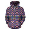 Indian Navajo Pink Themed Design Print Pullover 3D Hoodie For Men Women All Over 3D Printed Hoodie - 4d2dbf631828