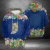 Indiana Flower 3D Printed Hoodie/Zipper Hoodie - 38fd30642c94