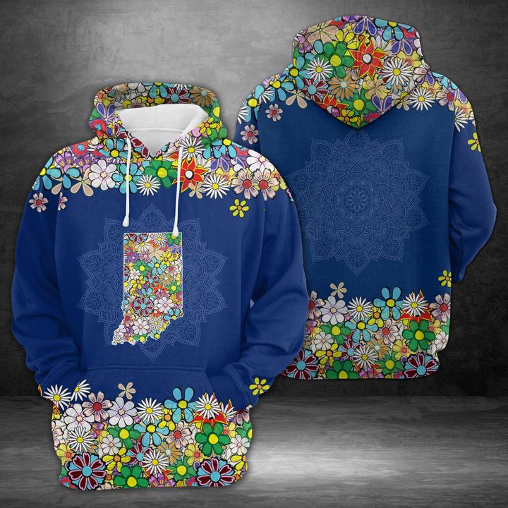 Indiana Flower 3D Printed Hoodie/Zipper Hoodie - 38fd30642c94 Indiana Flower 3D Printed Hoodie/Zipper Hoodie - 38fd30642c94