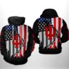 Indiana Hoosiers NCAA US Flag 3D Printed Hoodie/Zipper Hoodie - d1e223fe234c