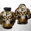 Indiana Pacers NBA Skull 3D Printed Hoodie/Zipper Hoodie - def9c731a40c