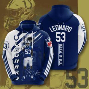 Indianapolis Colts 3D Hoodie - 494e83b6ce0b
