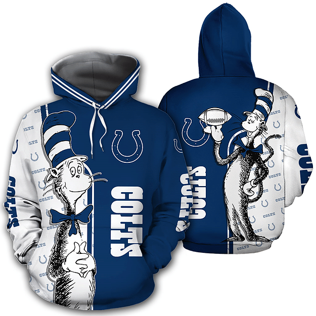Indianapolis Colts 3D Hoodie Sweatshirt For Fans Men Women All Over Printed Hoodie - b577fb9f6f26 Indianapolis Colts 3D Hoodie Sweatshirt For Fans Men Women All Over Printed Hoodie - b577fb9f6f26