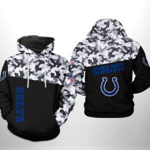 Indianapolis Colts NFL Camo Veteran Team 3D Printed Hoodie/Zipper Hoodie - dc0392c0aa33