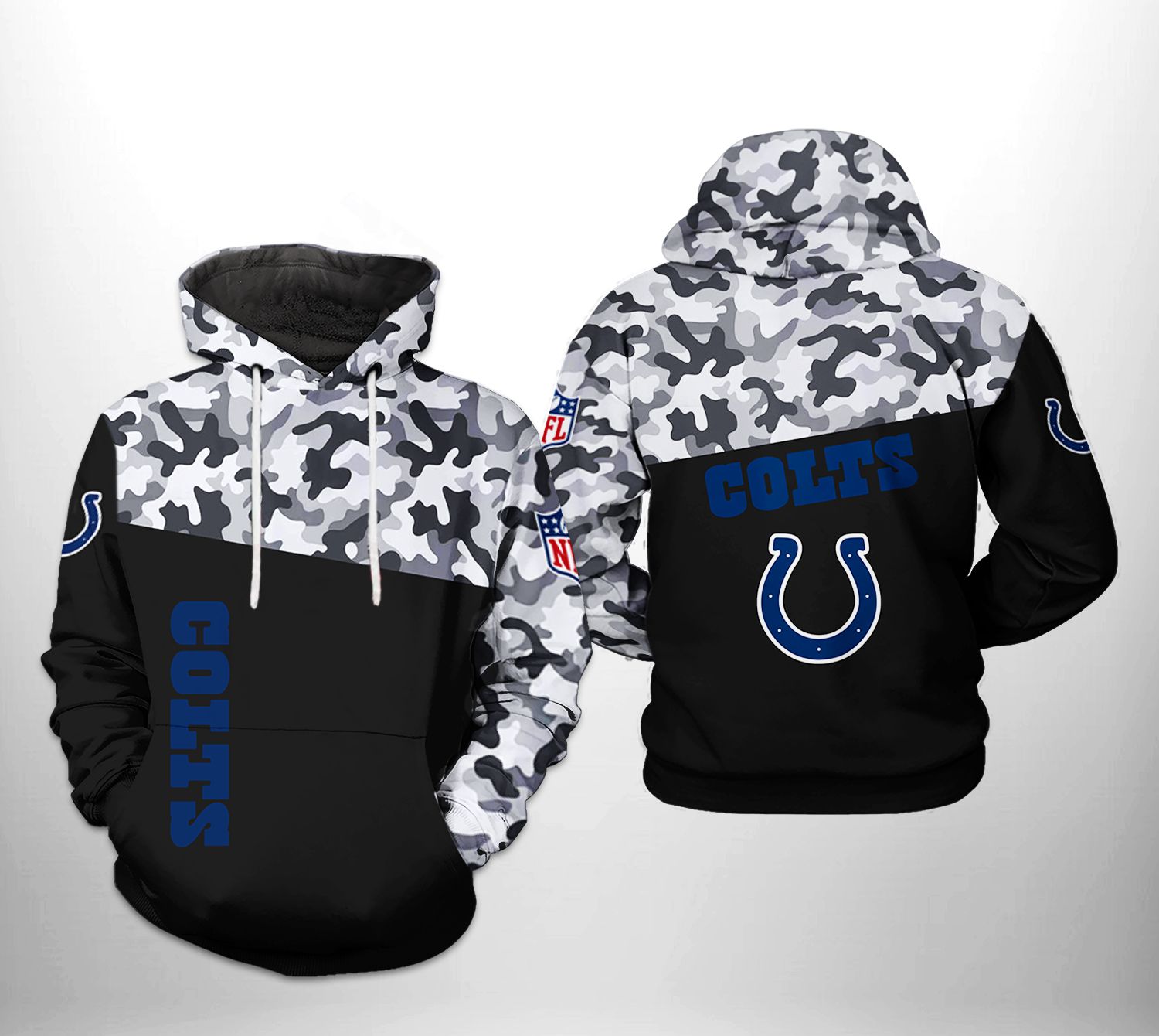 Indianapolis Colts NFL Camo Veteran Team 3D Printed Hoodie/Zipper Hoodie - dc0392c0aa33 Indianapolis Colts NFL Camo Veteran Team 3D Printed Hoodie/Zipper Hoodie - dc0392c0aa33