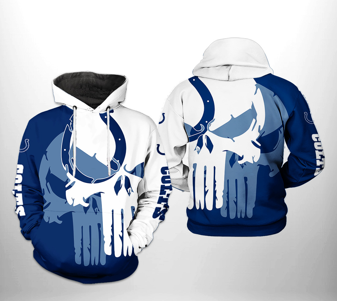 Indianapolis Colts NFL Team Skull 3D Printed Hoodie/Zipper Hoodie - 5f17a7975e81 Indianapolis Colts NFL Team Skull 3D Printed Hoodie/Zipper Hoodie - 5f17a7975e81