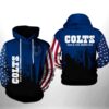 Indianapolis Colts NFL Team US 3D Printed Hoodie/Zipper Hoodie - c53d1d158c1e