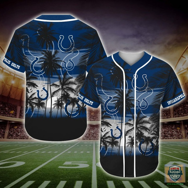Indianapolis Colts Nfl Palm Tree Baseball Jersey Indianapolis Colts Nfl Palm Tree Baseball Jersey