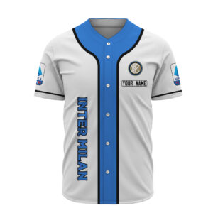 Inter Milan Custom Name Baseball Jersey
