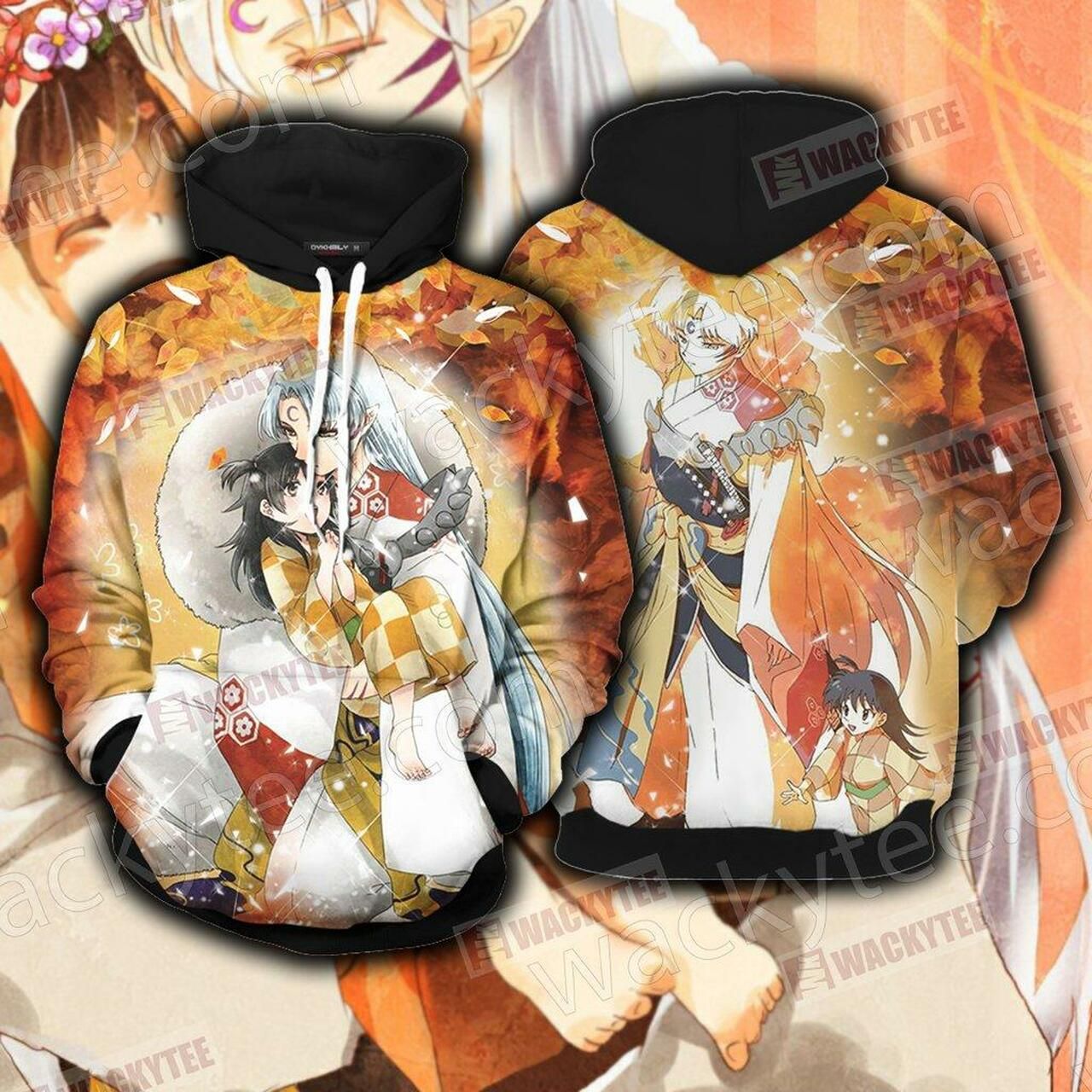 Inuyasha Sesshomaru And Rin Unisex 3D Hoodie All Over Print Hoodie3931 - 18b3cd965a79 Inuyasha Sesshomaru And Rin Unisex 3D Hoodie All Over Print Hoodie3931 - 18b3cd965a79