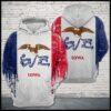 Iowa Flag 3D Printed Hoodie/Zipper Hoodie - 8b019a980736