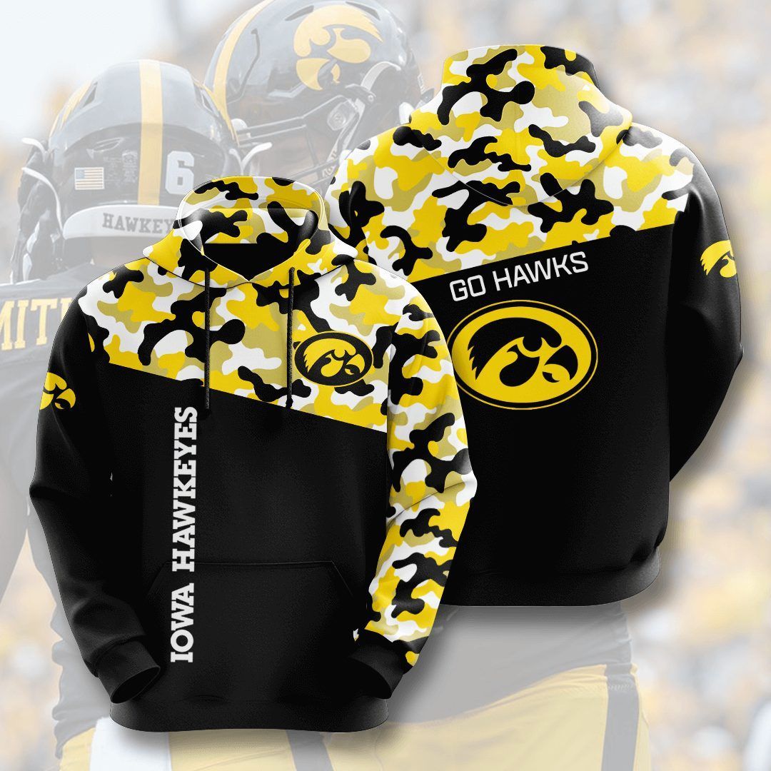 Iowa Hawkeyes 3D Hoodie - 29b0a970956b Iowa Hawkeyes 3D Hoodie - 29b0a970956b