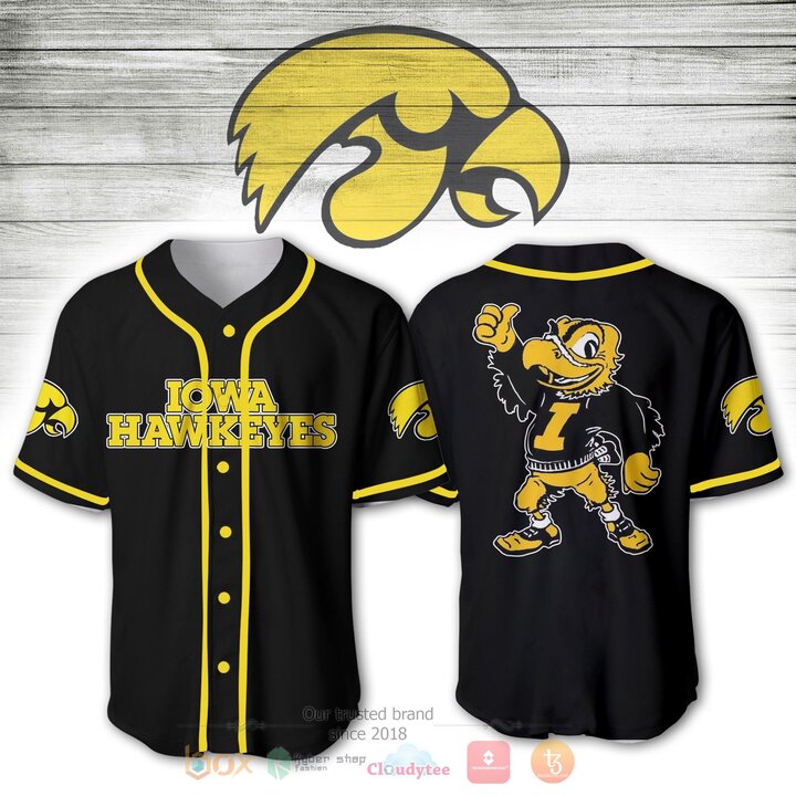 Iowa Hawkeyes Baseball Jersey Shirt Iowa Hawkeyes Baseball Jersey Shirt
