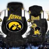 Iowa Hawkeyes Football Pullover And Zippered Hoodies Custom 3D Graphic Printed 3D Hoodie All Over Print Hoodie For Men For Women - ffd63829a514