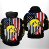 Iowa Hawkeyes NCAA US Flag 3D Printed Hoodie/Zipper Hoodie - 9c4687f1ea26