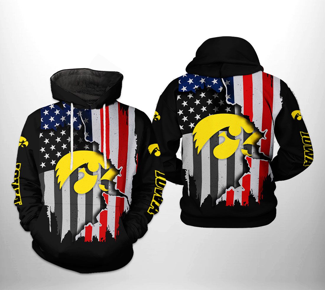Iowa Hawkeyes NCAA US Flag 3D Printed Hoodie/Zipper Hoodie - 9c4687f1ea26 Iowa Hawkeyes NCAA US Flag 3D Printed Hoodie/Zipper Hoodie - 9c4687f1ea26