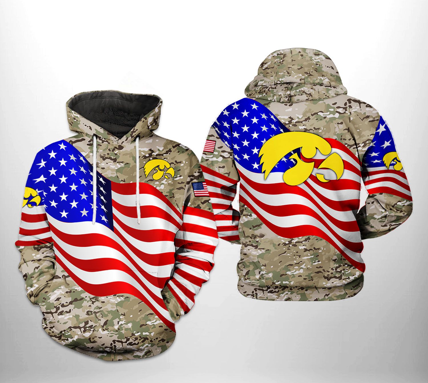 Iowa Hawkeyes NCAA US Flag Camo Veteran 3D Printed Hoodie/Zipper Hoodie - ebf2d0edf171 Iowa Hawkeyes NCAA US Flag Camo Veteran 3D Printed Hoodie/Zipper Hoodie - ebf2d0edf171