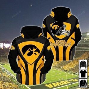 Iowa Hawkeyes Ncaa For Hawkeyes Fan Pullover And Zippered Hoodies Custom 3d Graphic Printed 3d Hoodie All Over Print Hoodie For Men For Women - cb86ce9b9a75