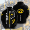 Iowa Hawkeyes Ncaa Pullover And Zip Pered Hoodies Custom 3D Graphic Printed 3D Hoodie All Over Print Hoodie For Men For Womenhoodie - 2a1e9e343705