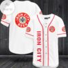 Iron City Beer Logo Baseball Jersey Shirt