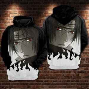 Itachi Uchiha Naruto Pullover And Zip Pered Hoodies Custom 3D Naruto Graphic Printed 3D Hoodie All Over Print Hoodie For Men For Women - 5e65f8863214