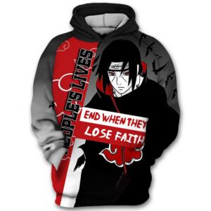 Itachi Uchiha Naruto Uzumaki Naruto 3D Printed Hoodie/Zipper Hoodie - 685271f53508