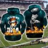 Its My Dna Philadelphia Eagles Baby Groot Ripped Pullover And Zip Pered Hoodies Custom 3D Graphic Printed 3D Hoodie All Over Print Hoodie For Men For Women - be6d41a44b2e