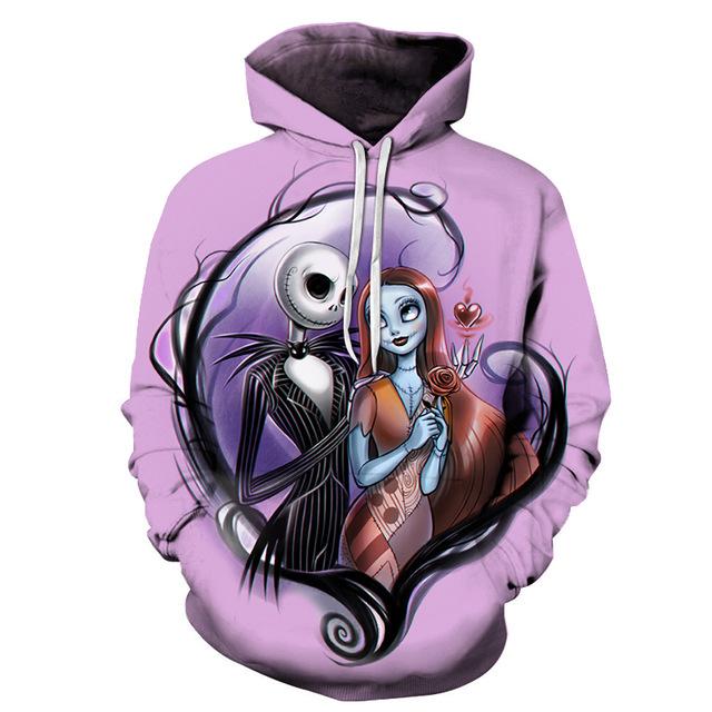 Jack Skellington 3D Printed Hoodie/Zipper Hoodie - 383e2117b435 Jack Skellington 3D Printed Hoodie/Zipper Hoodie - 383e2117b435