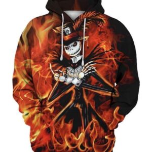 Jack Skellington 3D Printed Hoodie/Zipper Hoodie - 3879b2756ec6
