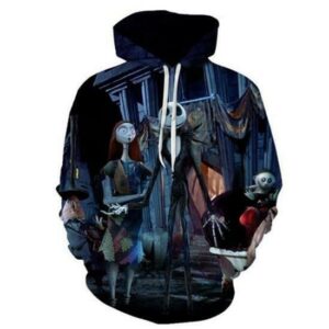 Jack Skellington 3D Printed Hoodie/Zipper Hoodie - 4cd915751f3e