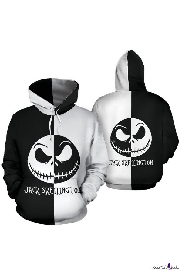 Jack Skellington 3D Printed Hoodie/Zipper Hoodie - 74512992970d Jack Skellington 3D Printed Hoodie/Zipper Hoodie - 74512992970d