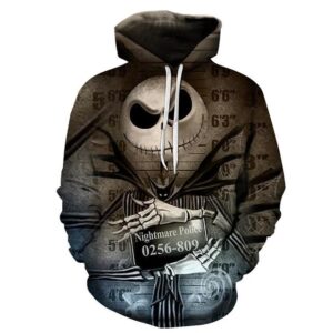 Jack Skellington 3D Printed Hoodie/Zipper Hoodie - 7fac087511da