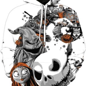 Jack Skellington 3D Printed Hoodie/Zipper Hoodie - 8299d961d558