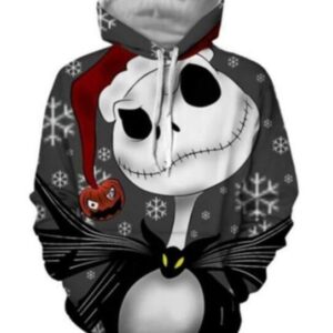Jack Skellington 3D Printed Hoodie/Zipper Hoodie - ae61e01e124d