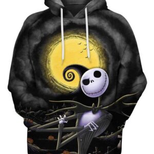 Jack Skellington 3D Printed Hoodie/Zipper Hoodie - b72ab6ddbf94