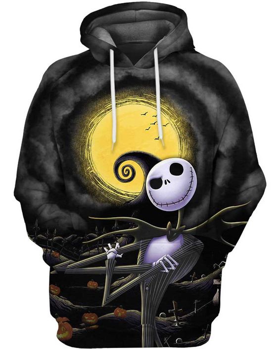 Jack Skellington 3D Printed Hoodie/Zipper Hoodie - b72ab6ddbf94 Jack Skellington 3D Printed Hoodie/Zipper Hoodie - b72ab6ddbf94