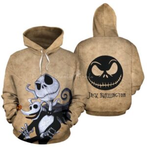 Jack Skellington 3D Printed Hoodie/Zipper Hoodie - ce4765bc1fa2