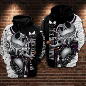 Jack Skellington 3D Printed Hoodie/Zipper Hoodie - e58467e39007