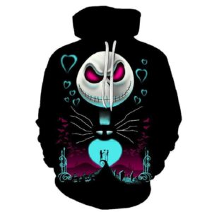 Jack Skellington 3D Printed Hoodie/Zipper Hoodie - ea8b70d99c02